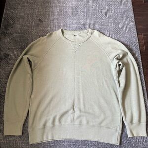 Uniqlo Men's Sage Green Sweatshirt Men’s L faded crewneck